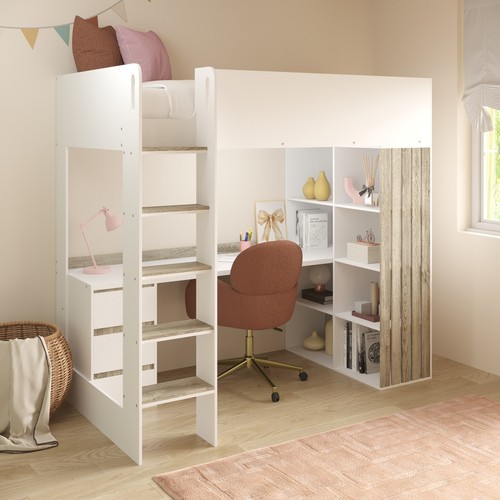 High sleeper loft bed - bed, with