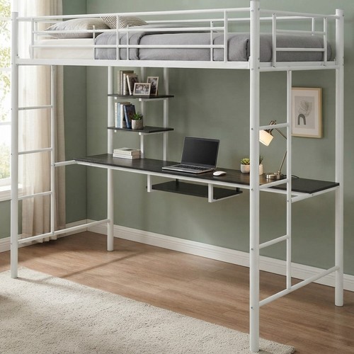 Modern loft bed with - modern, desk