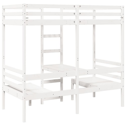 Loft bed frame with desk - frame,