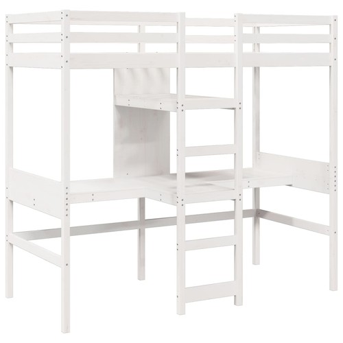 Loft bed frame without - bed,