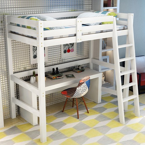 Single solid pine wood - pine, loft