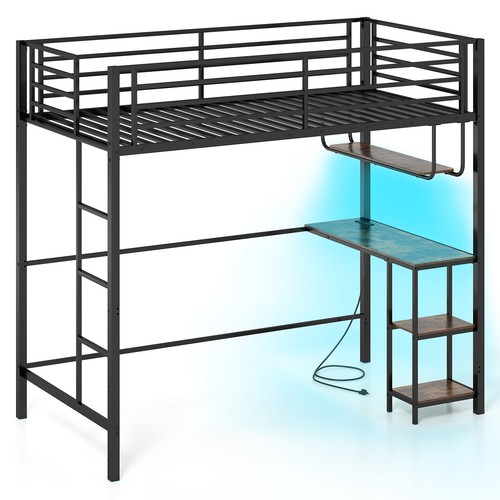 Single size loft bed - single,