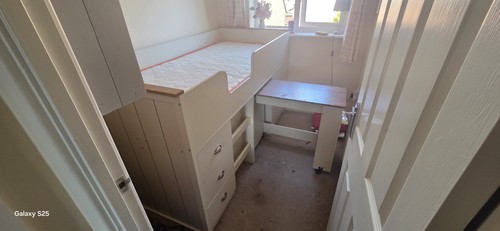 Children loft bed with - bed,