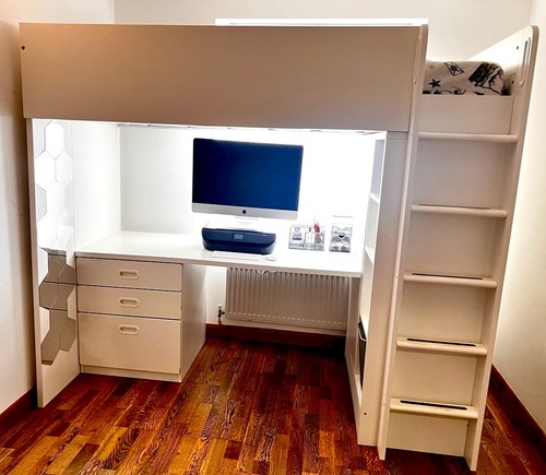 Loft bed white with - loft,