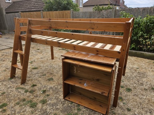 Solid wooden kid loft bed - kid's,