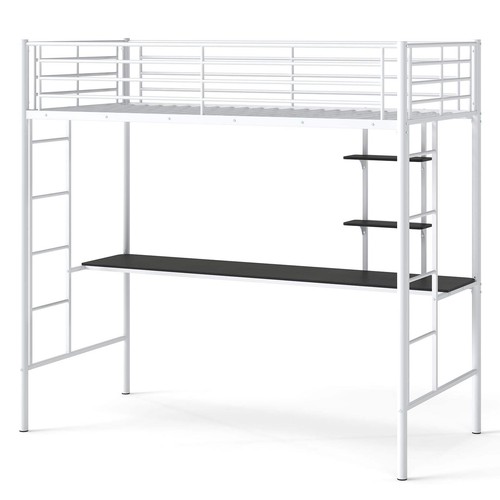 Loft bed with desk and - with,