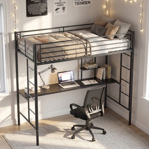 Size loft bed - loft, with