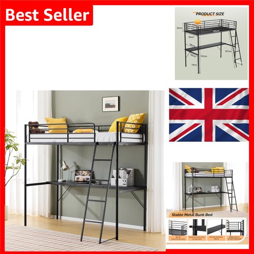 Loft bunk bed with - bunk,